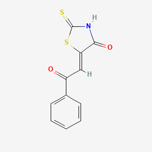 Dihydro-2-thioxo-5-[(benzoyl)methylene]thiazol-4(5H)-one
