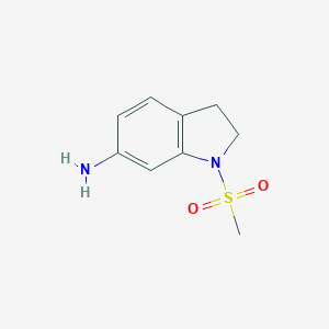 molecular formula C9H12N2O2S B254214 1-(Methylsulfonyl)indolin-6-amine CAS No. 620985-93-5