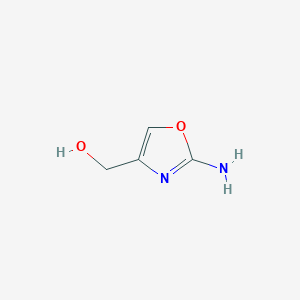molecular formula C4H6N2O2 B2542142 (2-Aminooxazol-4-yl)methanol CAS No. 191399-20-9