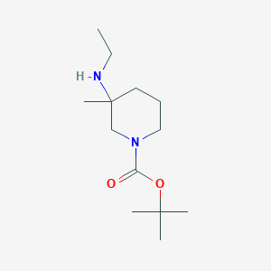 molecular formula C13H26N2O2 B2542334 tert-Butyl 3-(ethylamino)-3-methylpiperidine-1-carboxylate CAS No. 1420864-25-0