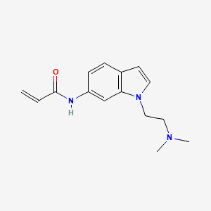 molecular formula C15H19N3O B2542419 N-{1-[2-(dimethylamino)ethyl]-1H-indol-6-yl}prop-2-enamide CAS No. 2305359-70-8