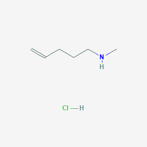 molecular formula C6H14ClN B2542432 Methyl(pent-4-en-1-yl)amine hydrochloride CAS No. 1559071-99-6