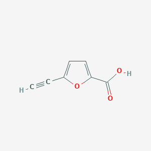 molecular formula C7H4O3 B2542509 5-Ethynylfuran-2-carboxylic acid CAS No. 1356458-63-3