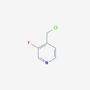 molecular formula C6H5ClFN B2542537 4-(Chloromethyl)-3-fluoropyridine CAS No. 1060802-36-9