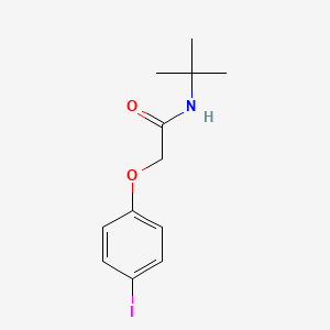 molecular formula C12H16INO2 B2542545 N-tert-butyl-2-(4-iodophenoxy)acetamide CAS No. 940847-52-9