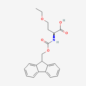 molecular formula C21H23NO5 B2542610 N-Fmoc-O-ethyl-L-homoserine 