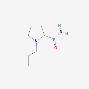 molecular formula C8H14N2O B2542711 1-Allylpyrrolidine-2-carboxamide CAS No. 1822516-80-2