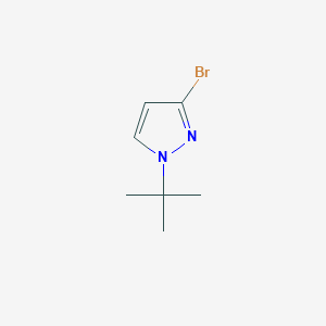 molecular formula C7H11BrN2 B2542739 3-Bromo-1-(tert-butyl)-1H-pyrazole CAS No. 1779857-30-5