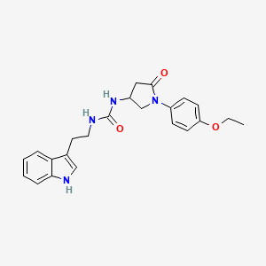 1-(2-(1H-indol-3-yl)ethyl)-3-(1-(4-ethoxyphenyl)-5-oxopyrrolidin-3-yl)urea