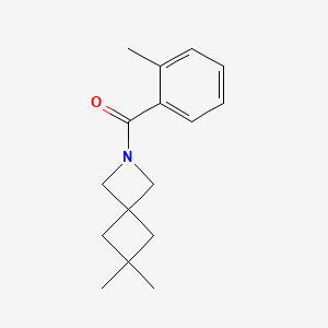 (6,6-Dimethyl-2-azaspiro[3.3]heptan-2-yl)-(2-methylphenyl)methanone