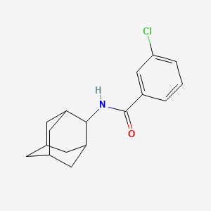 molecular formula C17H20ClNO B2543012 N-(ADAMANTAN-2-YL)-3-CHLOROBENZAMIDE CAS No. 327043-40-3