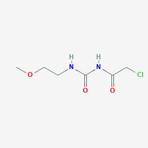 molecular formula C6H11ClN2O3 B2543098 3-(2-chloroacetyl)-1-(2-methoxyethyl)urea CAS No. 556020-53-2