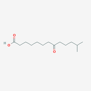 molecular formula C14H26O3 B2543122 12-Methyl-8-oxotridecanoic acid CAS No. 32746-64-8