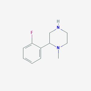 2-(2-Fluorophenyl)-1-methylpiperazine