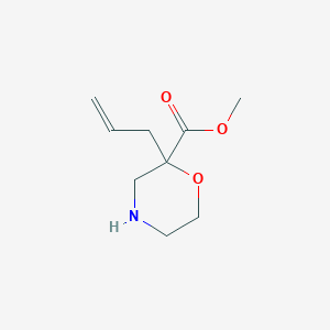 B2543377 Methyl 2-prop-2-enylmorpholine-2-carboxylate CAS No. 1823389-55-4