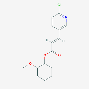 (2-Methoxycyclohexyl) (E)-3-(6-chloropyridin-3-yl)prop-2-enoate