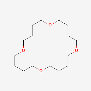 molecular formula C16H32O4 B2543557 1,6,11,16-Tetraoxacycloeicosane CAS No. 17043-02-6