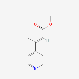 molecular formula C10H11NO2 B2543574 Methyl 3-(pyridin-4-yl)but-2-enoate CAS No. 1562250-08-1