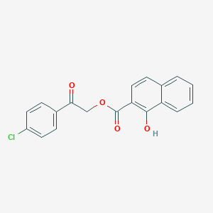 2-(4-Chlorophenyl)-2-oxoethyl 1-hydroxy-2-naphthoate