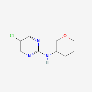 5-chloro-N-(tetrahydro-2H-pyran-3-yl)pyrimidin-2-amine