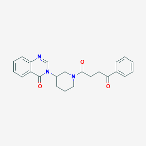 1-(3-(4-oxoquinazolin-3(4H)-yl)piperidin-1-yl)-4-phenylbutane-1,4-dione