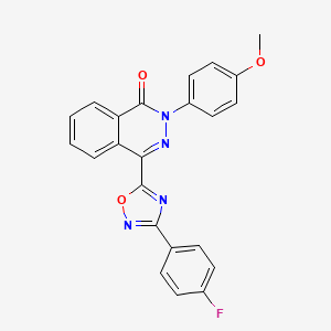 4-[3-(4-fluorophenyl)-1,2,4-oxadiazol-5-yl]-2-(4-methoxyphenyl)phthalazin-1(2H)-one