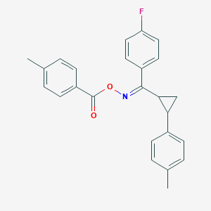 (Z)-[(4-fluorophenyl)[2-(4-methylphenyl)cyclopropyl]methylidene]amino 4-methylbenzoate