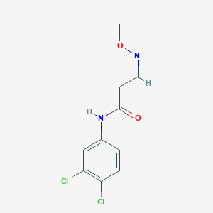 N-(3,4-dichlorophenyl)-3-(methoxyimino)propanamide