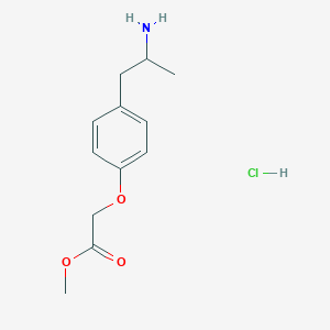 Methyl 2-[4-(2-aminopropyl)phenoxy]acetate;hydrochloride