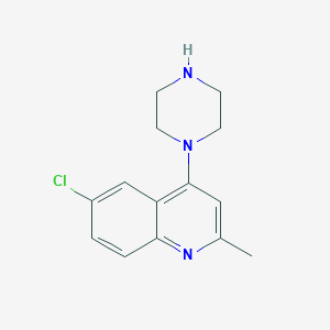 6-Chloro-2-methyl-4-(piperazin-1-yl)quinoline