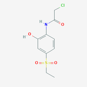 2-chloro-N-[4-(ethanesulfonyl)-2-hydroxyphenyl]acetamide