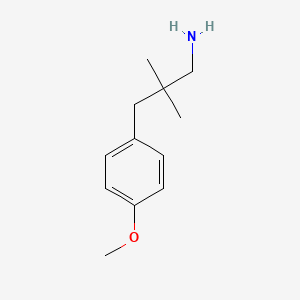 3-(4-Methoxyphenyl)-2,2-dimethylpropan-1-amine