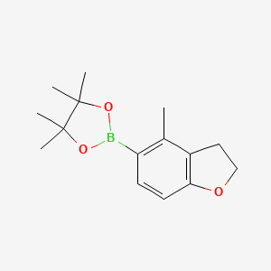 4,4,5,5-Tetramethyl-2-(4-methyl-2,3-dihydrobenzofuran-5-yl)-1,3,2-dioxaborolane