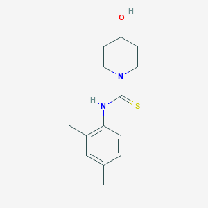 molecular formula C14H20N2OS B2543786 N-(2,4-dimethylphenyl)-4-hydroxy-1-piperidinecarbothioamide CAS No. 402479-57-6