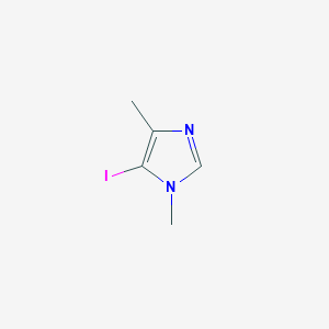 molecular formula C5H7IN2 B2543795 5-iodo-1,4-dimethyl-1H-imidazole CAS No. 1036991-39-5
