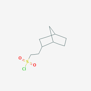 molecular formula C9H15ClO2S B2543800 2-(Bicyclo[2.2.1]heptan-2-YL)ethane-1-sulfonyl chloride CAS No. 753454-46-5
