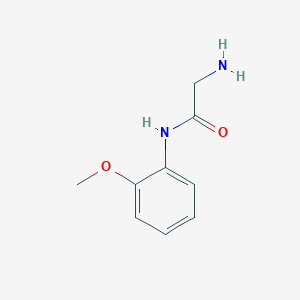 molecular formula C9H12N2O2 B2543802 2-氨基-N-(2-甲氧基苯基)乙酰胺 CAS No. 332016-46-3