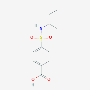 molecular formula C11H15NO4S B2543862 4-[(Butan-2-yl)sulfamoyl]benzoic acid CAS No. 436091-85-9