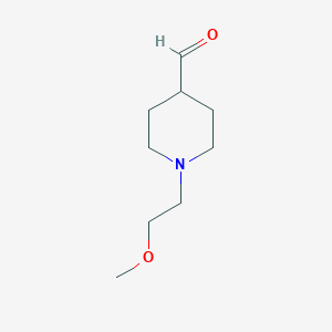 molecular formula C9H17NO2 B2543899 1-(2-Methoxyethyl)piperidine-4-carbaldehyde CAS No. 342435-23-8