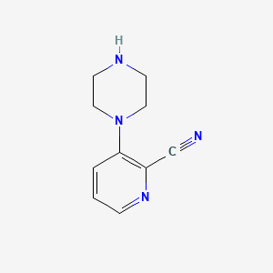 molecular formula C10H12N4 B2544072 3-(Piperazin-1-yl)pyridine-2-carbonitrile CAS No. 1058161-61-7