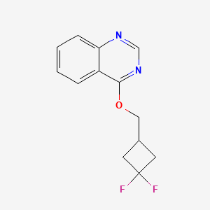 4-[(3,3-Difluorocyclobutyl)methoxy]quinazoline
