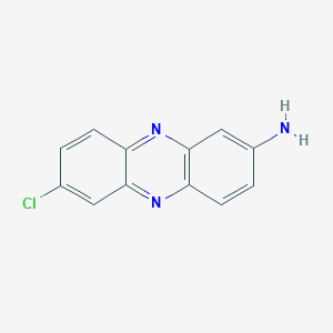 molecular formula C12H8ClN3 B2544136 2-Amino-7-chlorophenazine CAS No. 23677-11-4