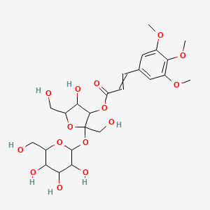molecular formula C24H34O15 B2544173 Glomeratose A 