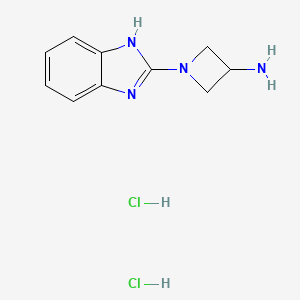 1-(1H-Benzo[d]imidazol-2-yl)azetidin-3-amine dihydrochloride