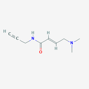 (E)-4-(Dimethylamino)-N-prop-2-ynylbut-2-enamide