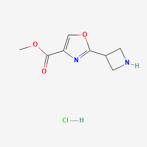 Methyl 2-(azetidin-3-yl)-1,3-oxazole-4-carboxylate;hydrochloride