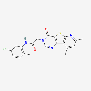 N-(5-chloro-2-methylphenyl)-2-(7,9-dimethyl-4-oxopyrido[3',2':4,5]thieno[3,2-d]pyrimidin-3(4H)-yl)acetamide