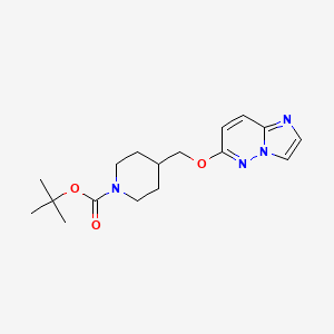 Tert-butyl 4-(imidazo[1,2-b]pyridazin-6-yloxymethyl)piperidine-1-carboxylate