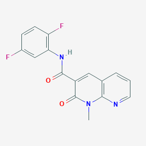 N-(2,5-difluorophenyl)-1-methyl-2-oxo-1,2-dihydro-1,8-naphthyridine-3-carboxamide