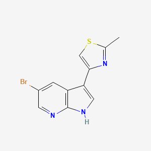 4-(5-Bromo-1h-pyrrolo[2,3-b]pyridin-3-yl)-2-methylthiazole